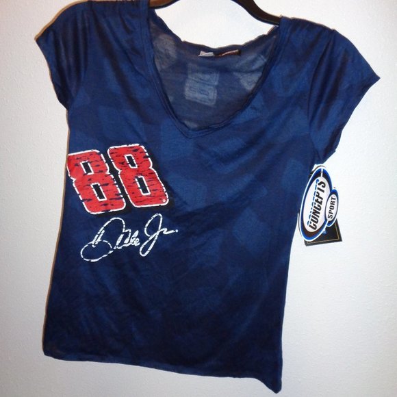WOMEN'S Dale Earnhardt Jr Nascar Top NWT Large - Picture 4 of 11